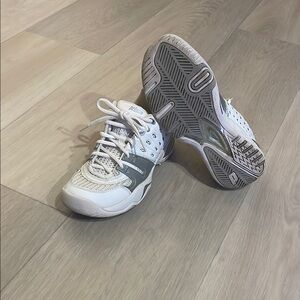Prince White and Gray Sneakers